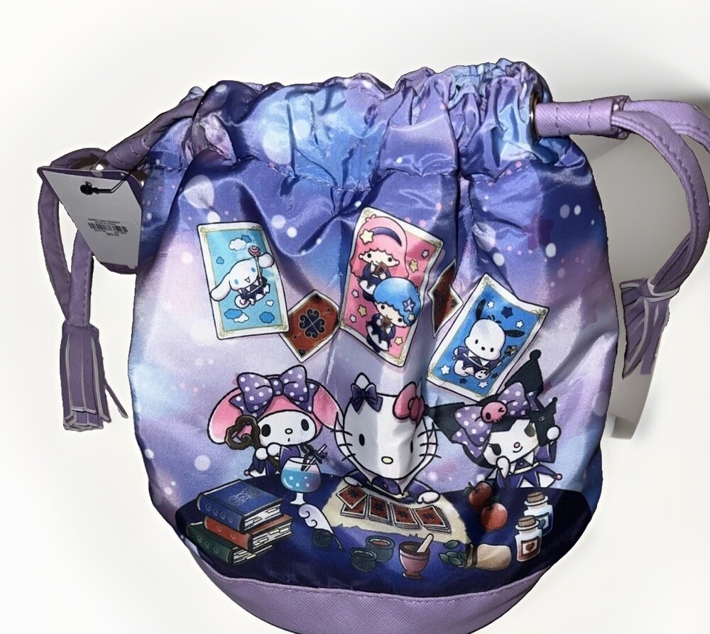 Sanrio Hello Kitty & Friends Magic Cards Drawstring Makeup Bag